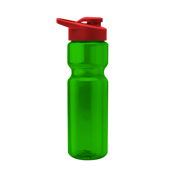 Blazer 28oz Transparent Bike Bottle w/Drink-thru Lid 2538
