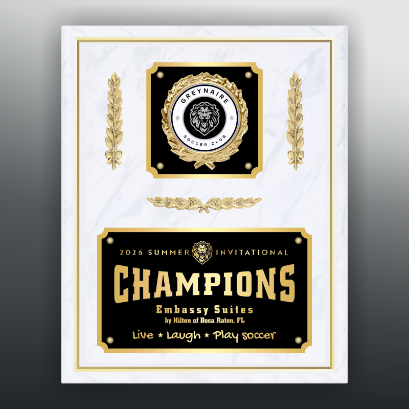 Gold Edge Plaques 4