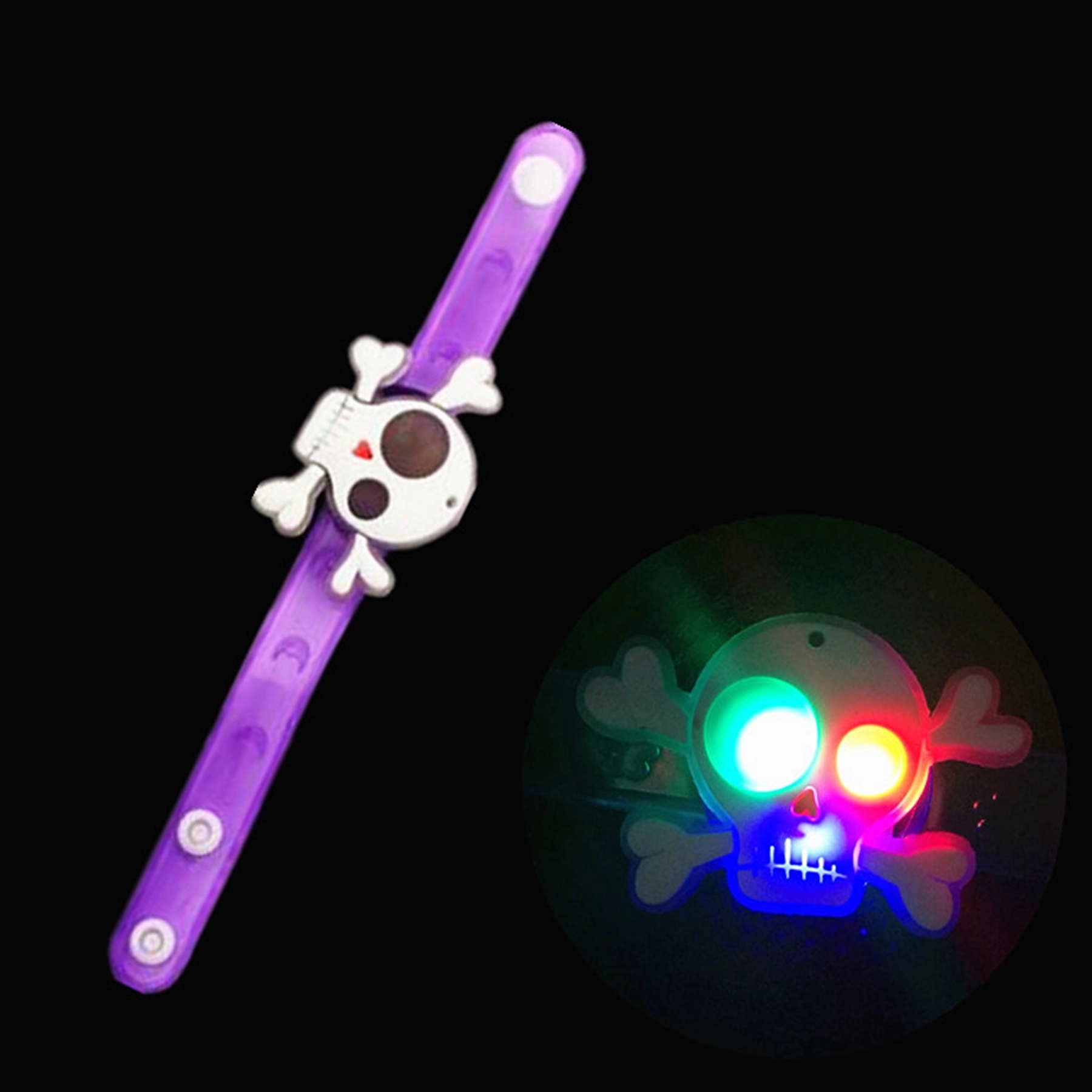 LED Halloween Wrist Strap Flash Bracelet 6