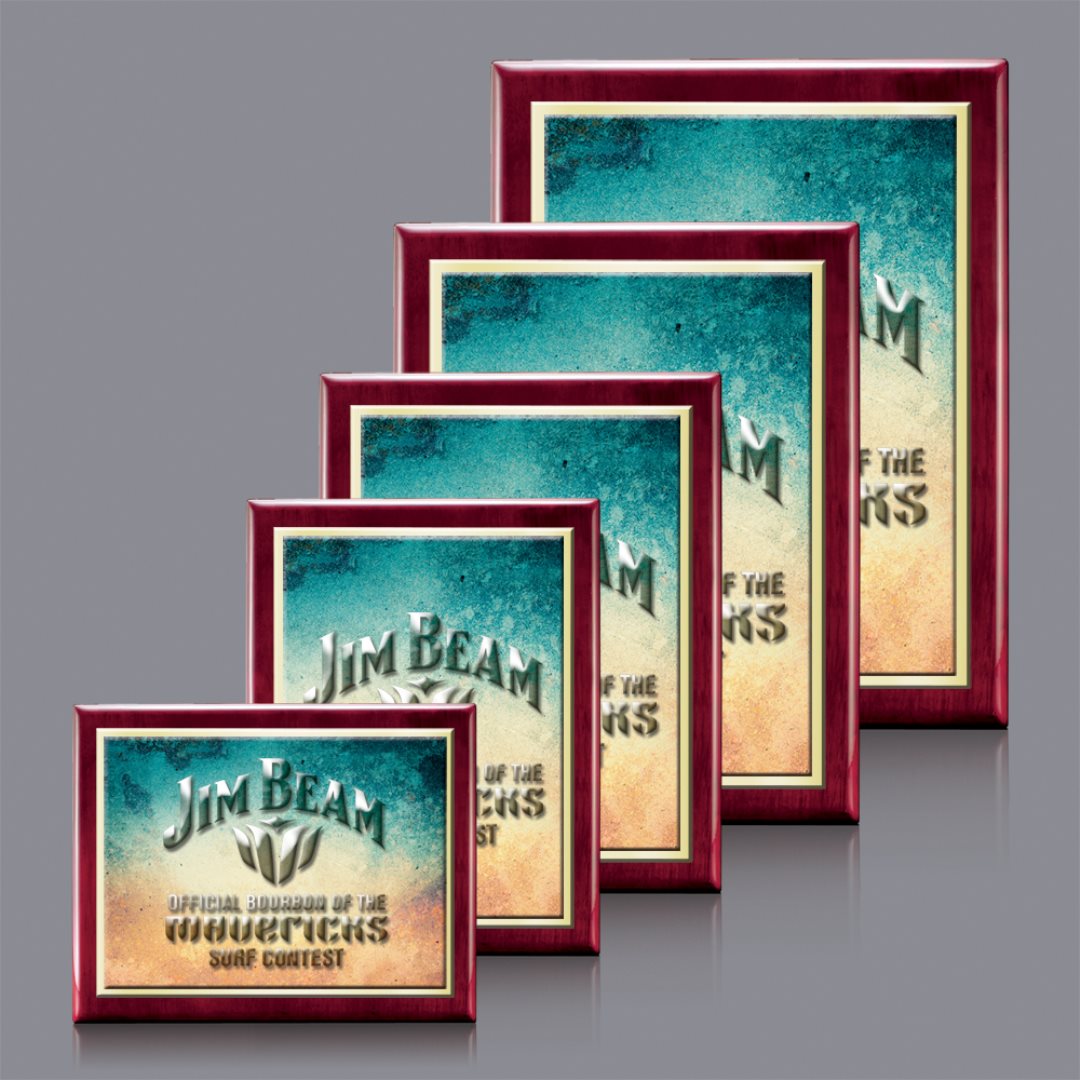 Oakleigh VividPrint™ 3D Plaque - Rosewood/White 3