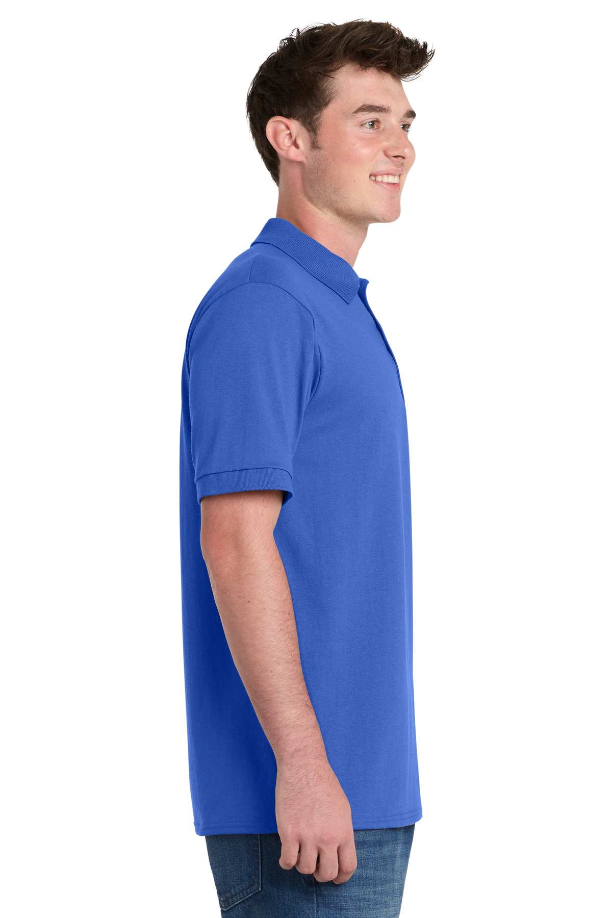 Port & Co Core Blend Jersey Knit Pocket Polo. KP55P 16