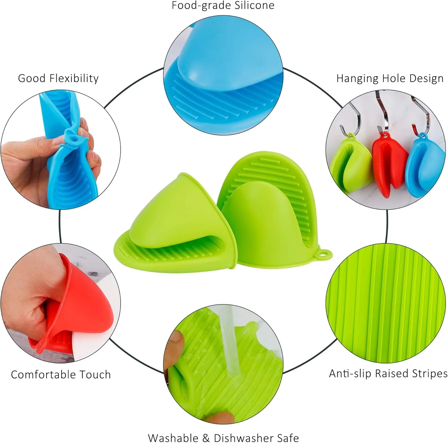Silicone Anti-scald Heat Insulation Hand Clip 9