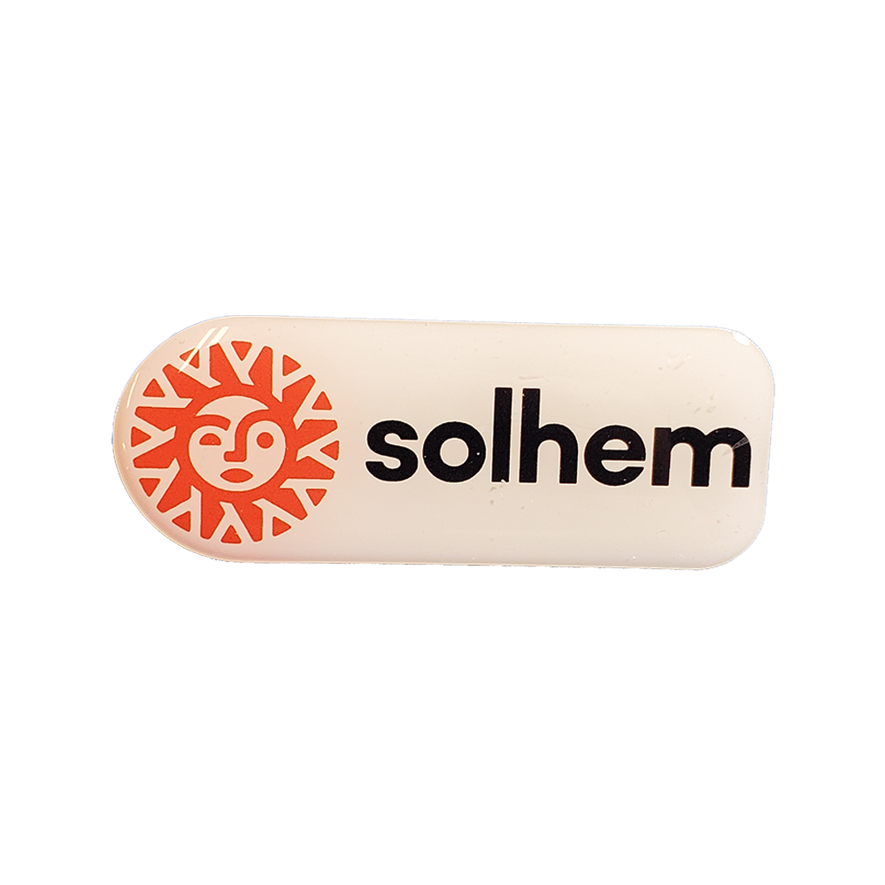 Lapel Pin / Pins with custom shape imprint from 2.1 - 3 Sq.In. 2