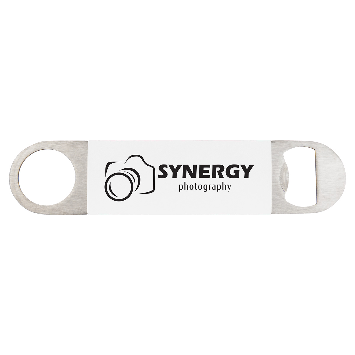 White Silicone & Stainless Steel Bottle Openers