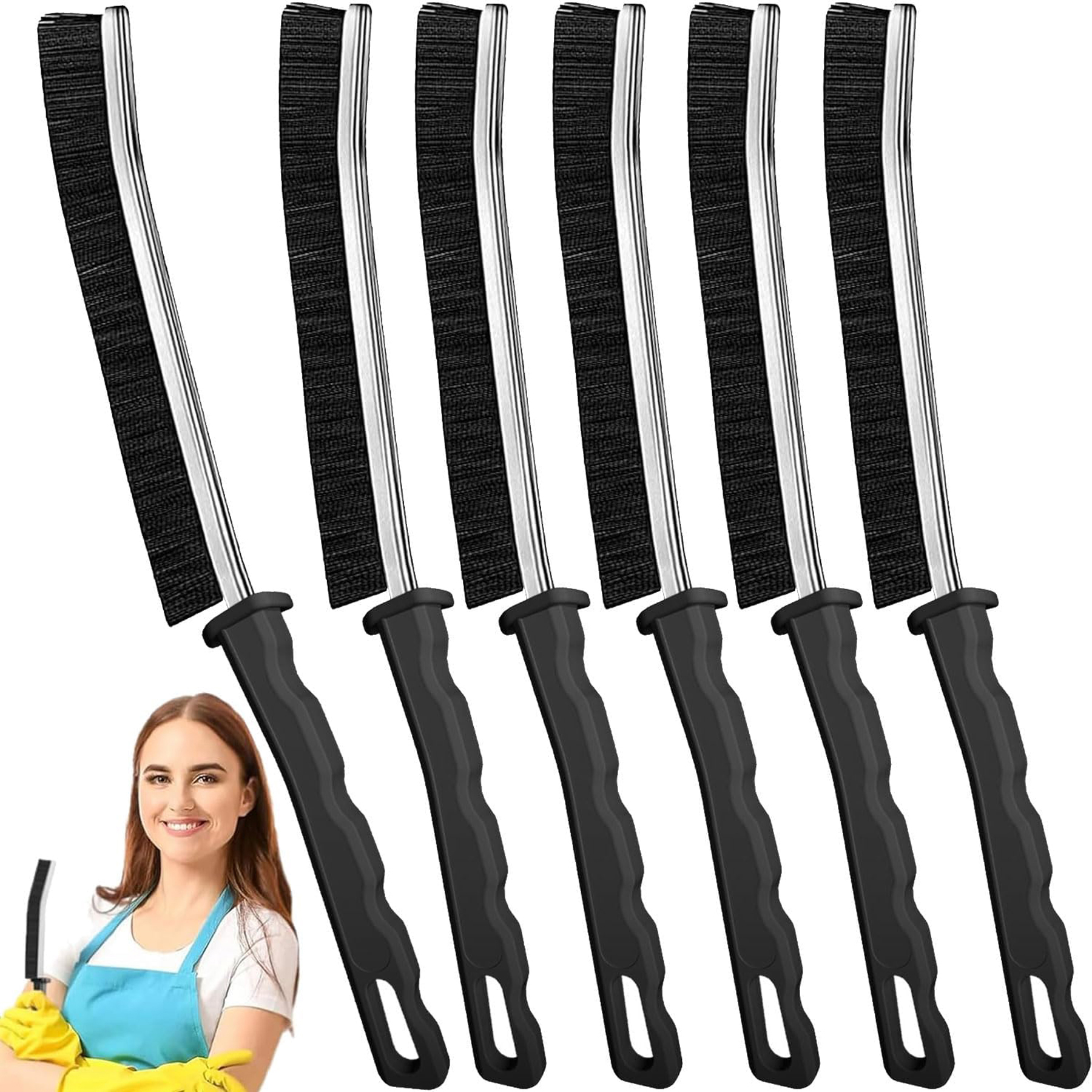 Narrow Gap Bathroom Cleaning Brush 2