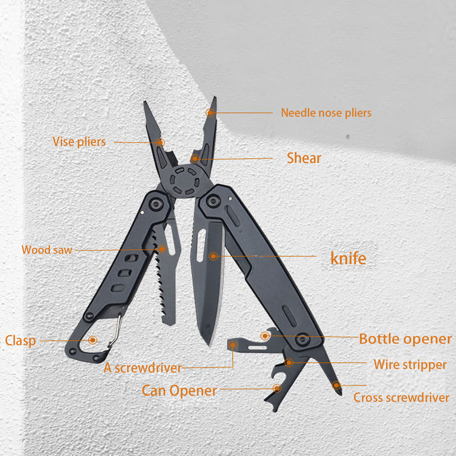 Multitool Needle Nose Pliers 3