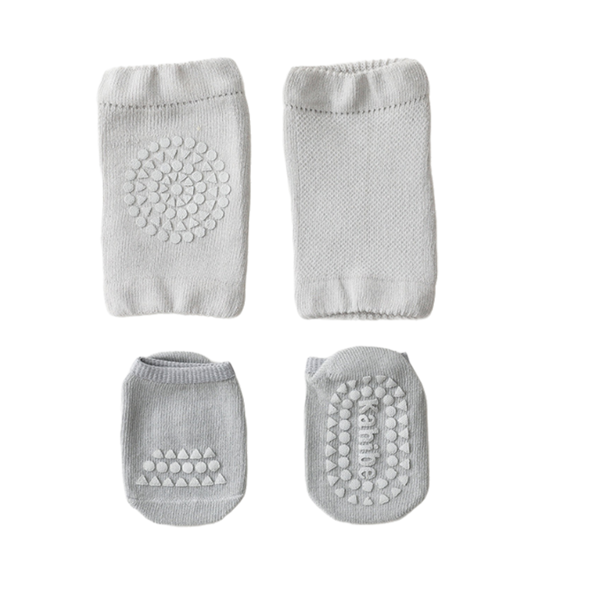 Comfortable Baby Crawling Non-Slip Knee Pads And Socks 3