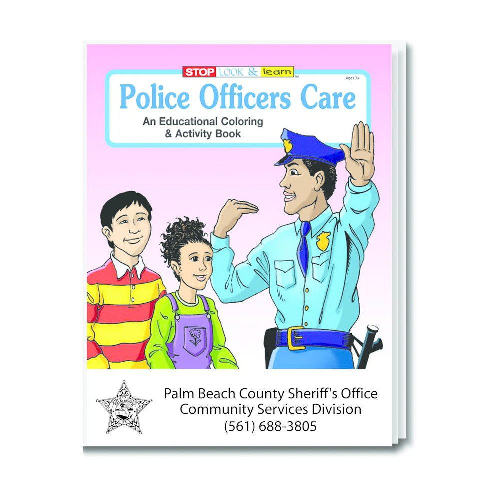 Police Officers Care Coloring Book