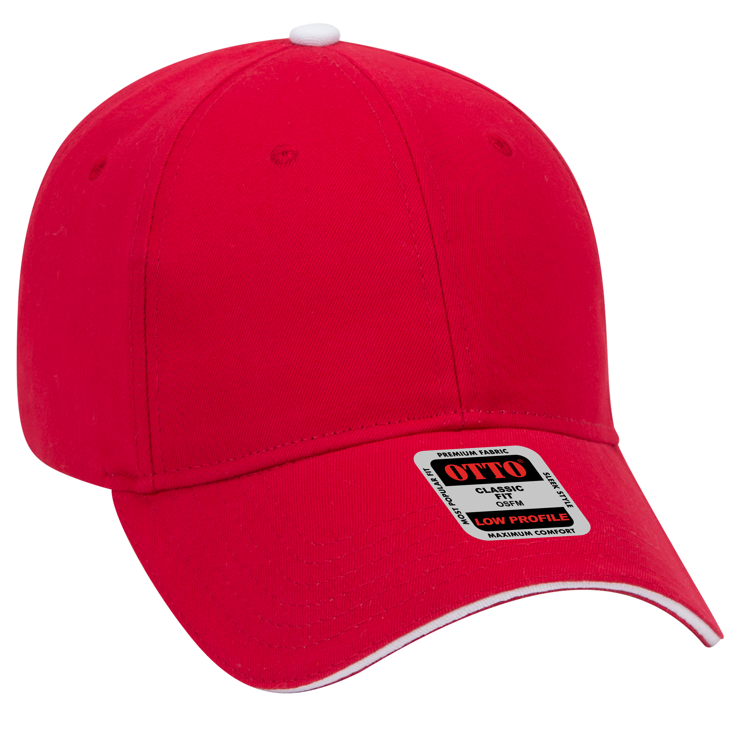 OTTO CAP® 6 Panel Low Profile Baseball Cap 60