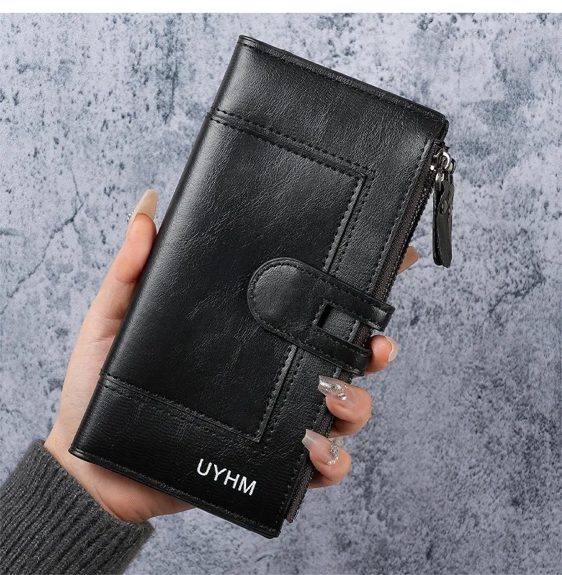 Coin Purse Wallet PU Leather Fashion Phone Bag Card Holder 2