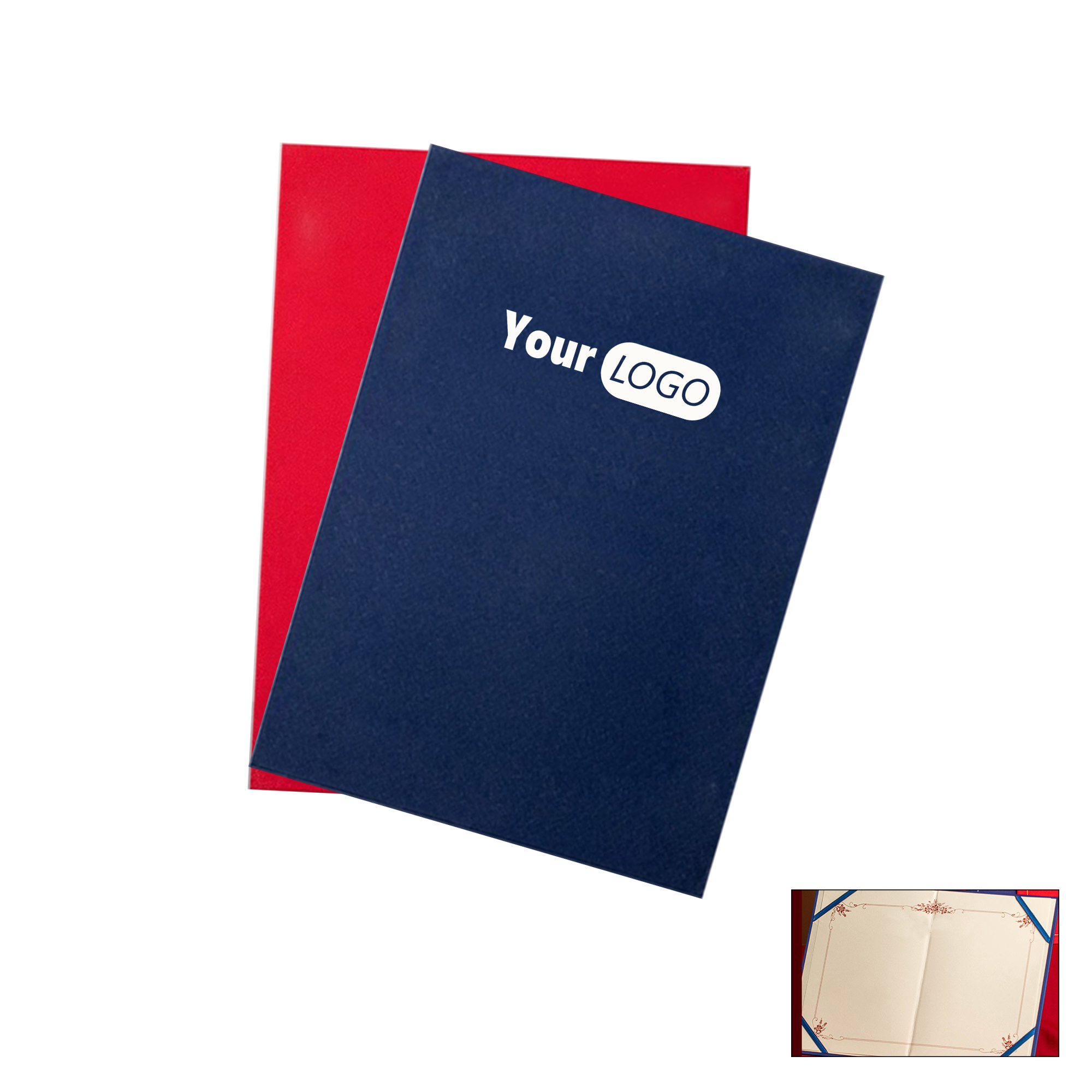 Paper Certificate Holder Folder 2