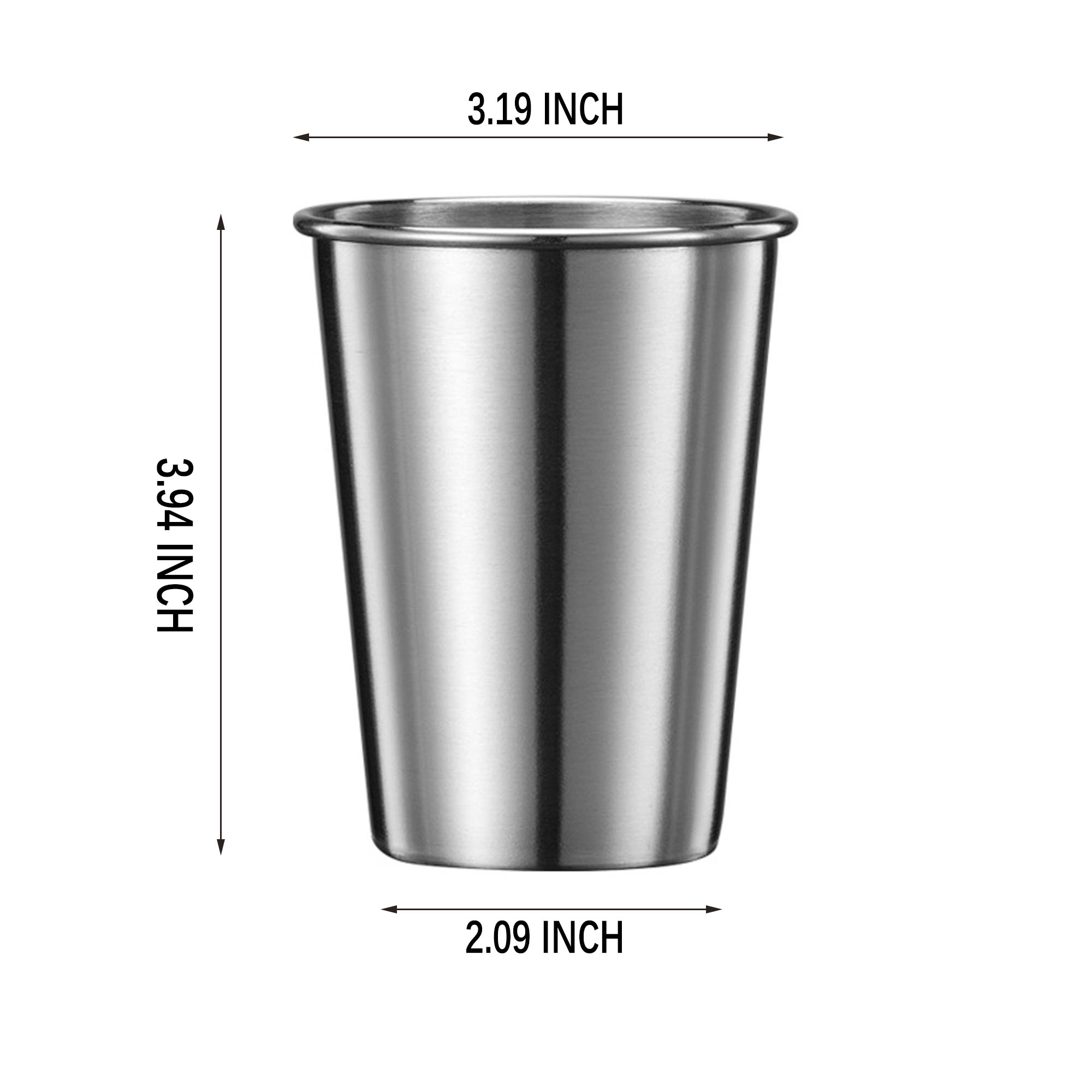 12oz Stainless Steel Cup Camping Bar Restaurant 1