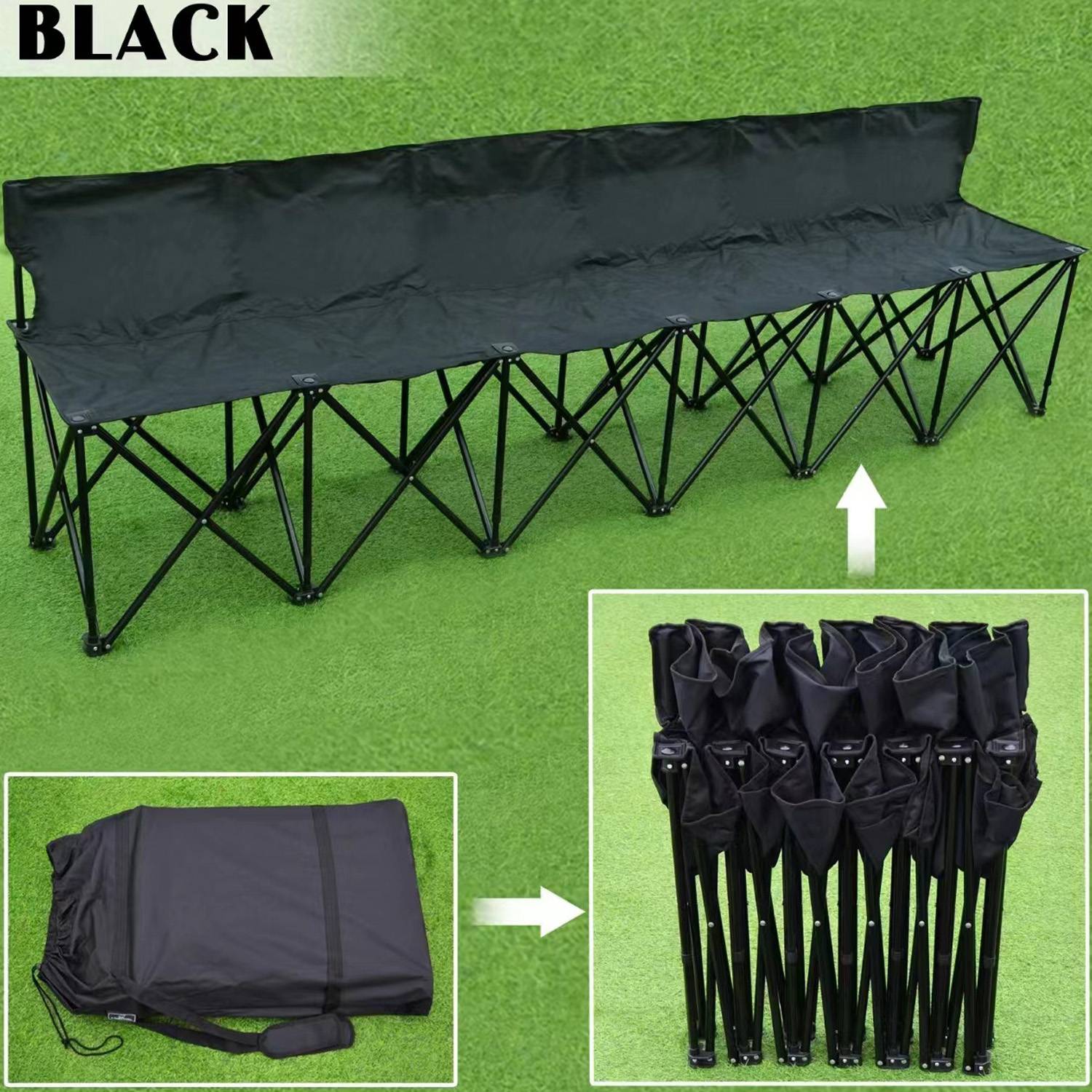Outdoor multi-person folding chair 6