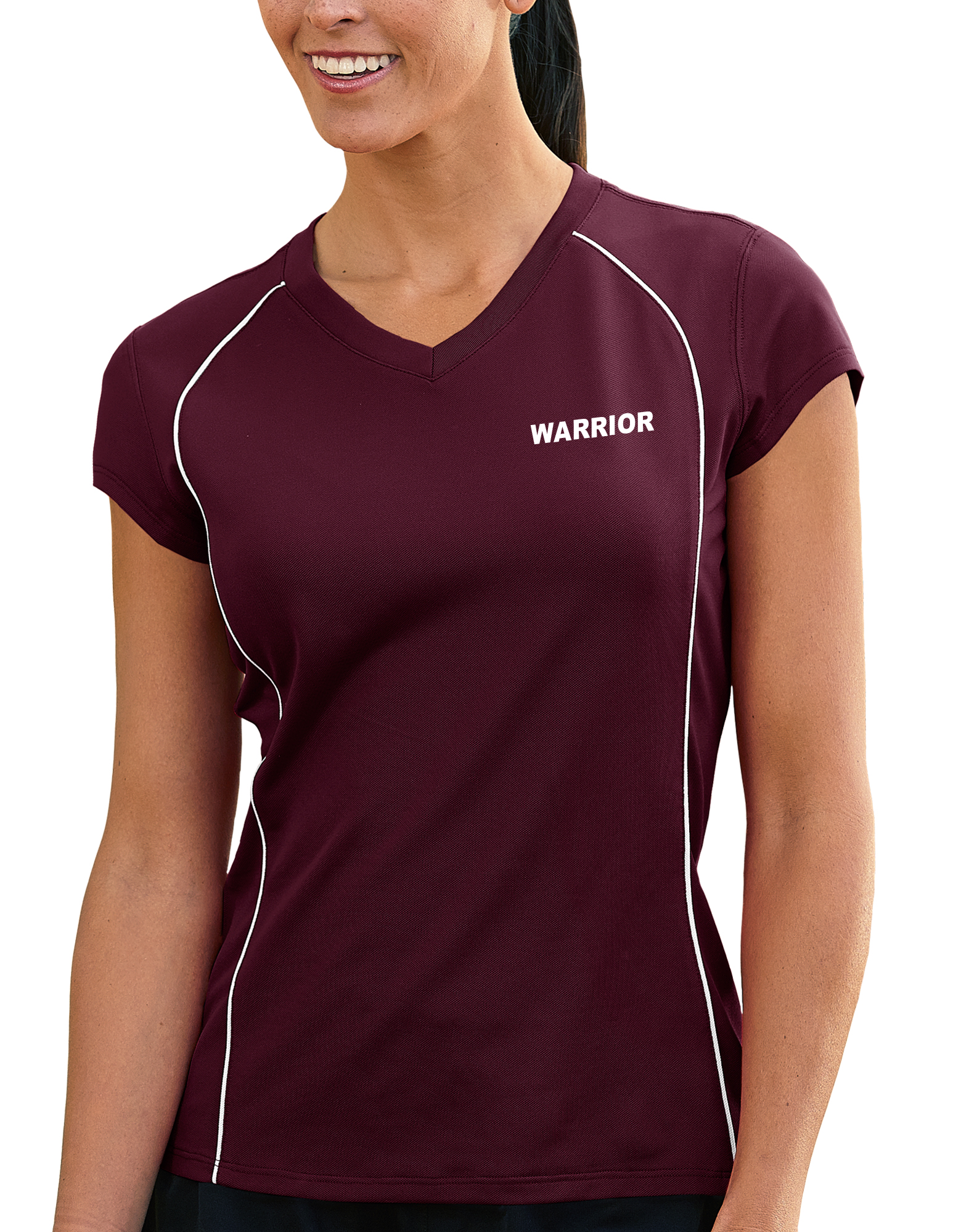 Ladies' Warrior Micro Pique Tee Shirt 5