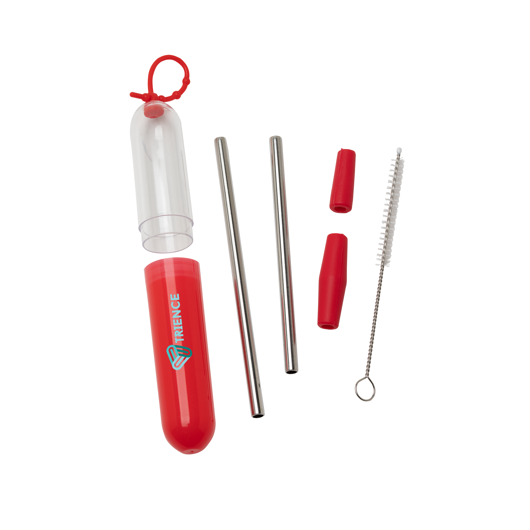 Paloma 5-Piece Stainless Steel Straw Set 14
