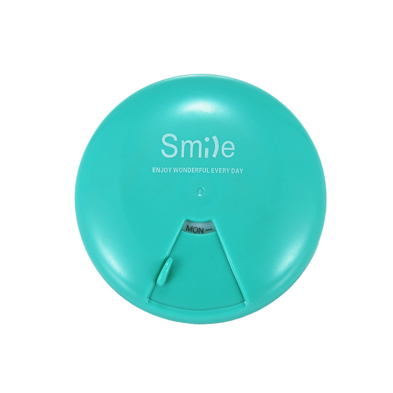 7 Day Weekly Round Pill Organizer 6