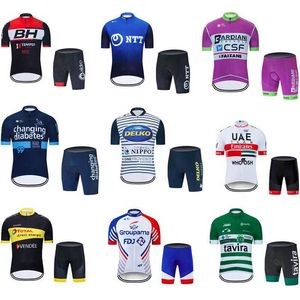 Men'S Cycling Jersey Bicycle Short Sleeve Set 2