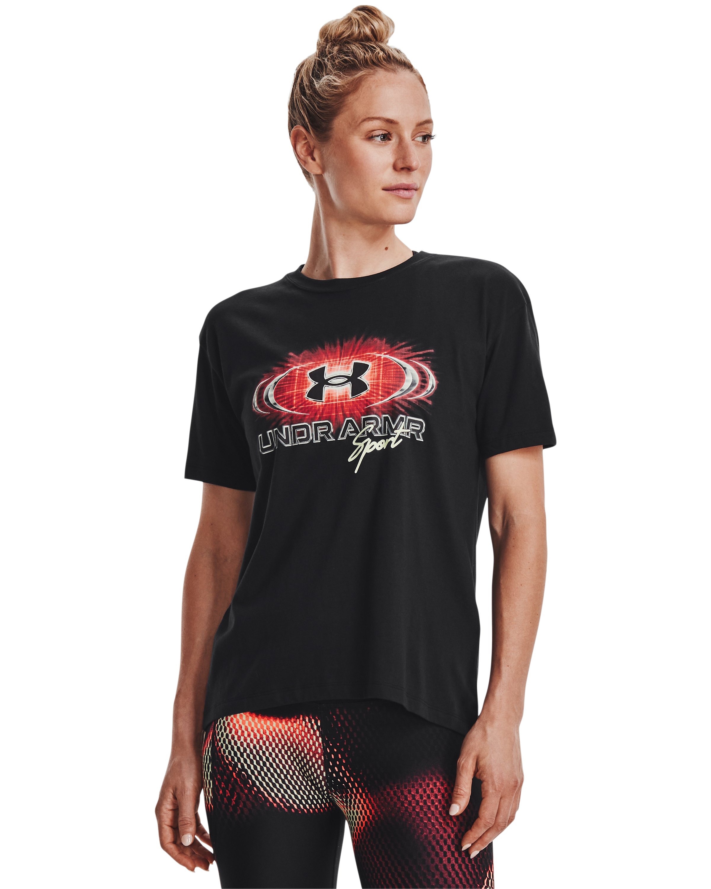 UA Sport Metal Logo Women's Short Sleeve 1