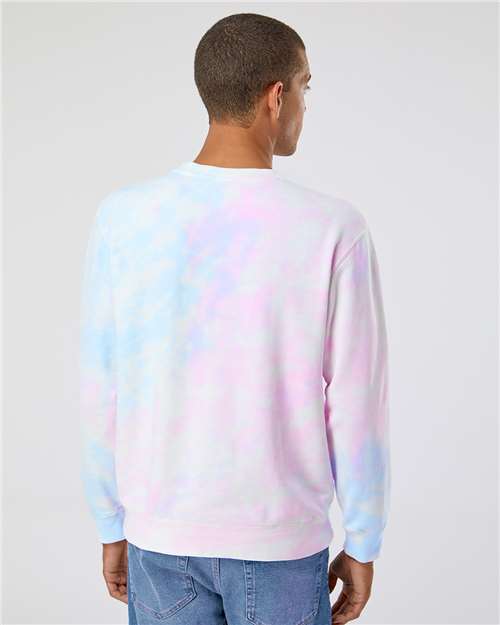 Unisex Midweight Tie-Dyed Crewneck Sweatshirt - PRM3500TD 58