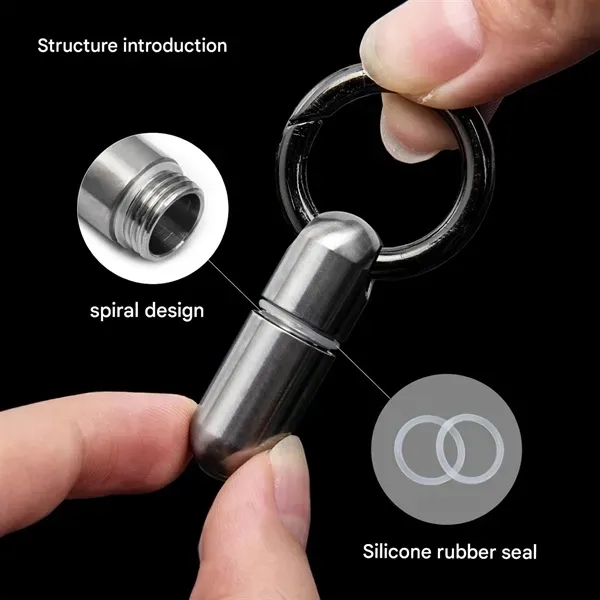 Portable Titanium Pill Box 7