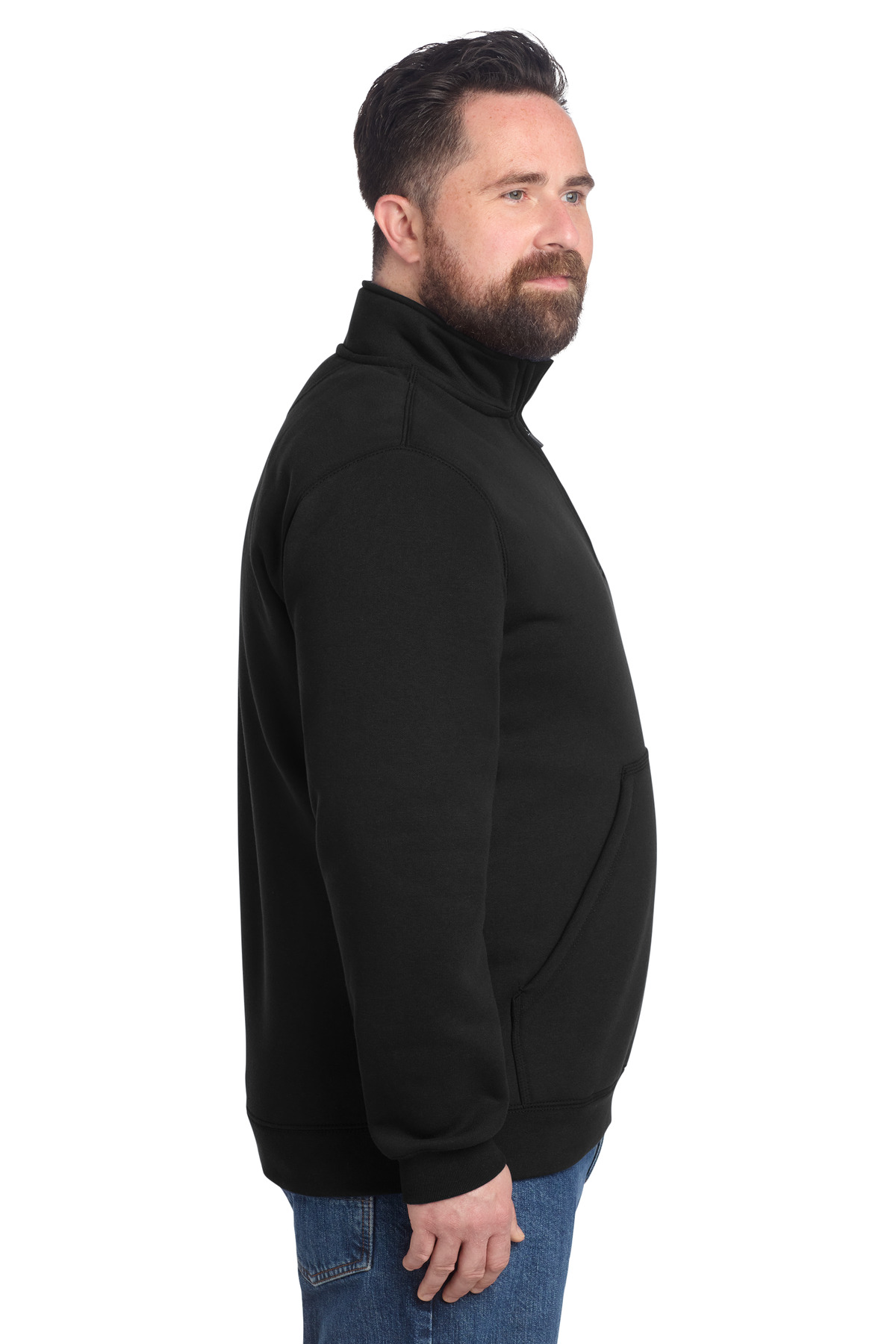 Carhartt Midweight 1/4-Zip Mock Neck Sweatshirt CT105294, custom hoodie or sweatshirt with logo imprint 2