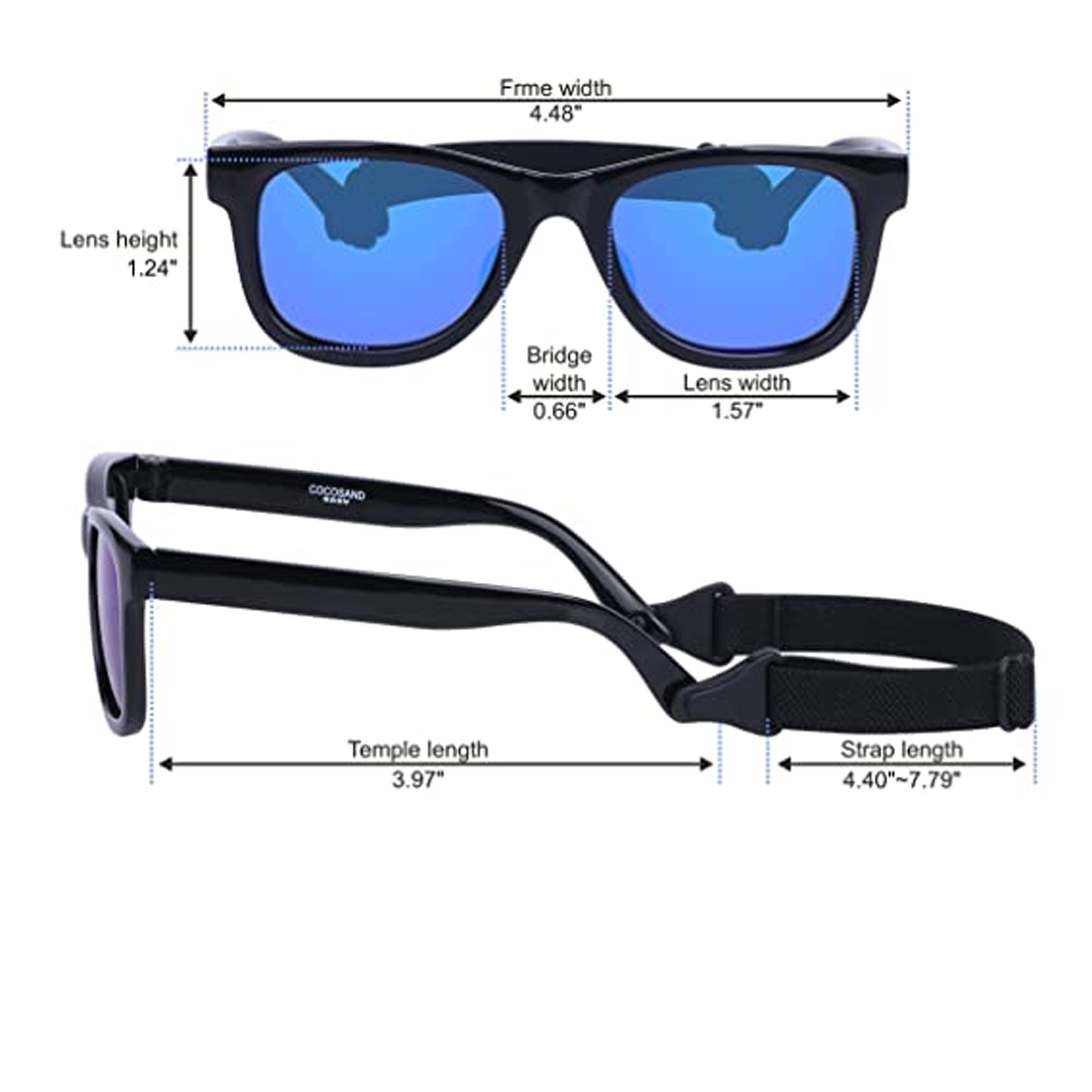 Children Polarized Sunglasses with Strap 2