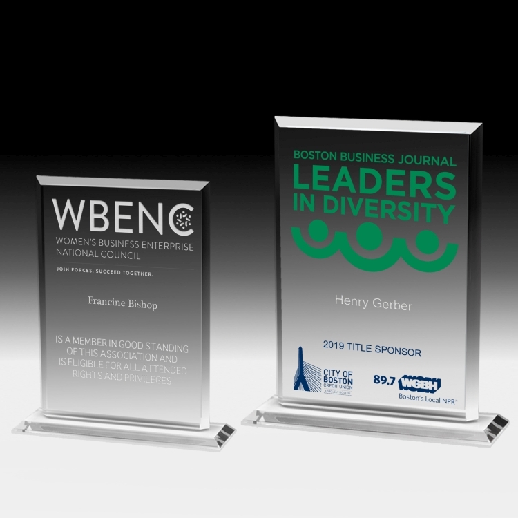 Screen Printed Acrylic Billboard Award - 8 1/4" 7