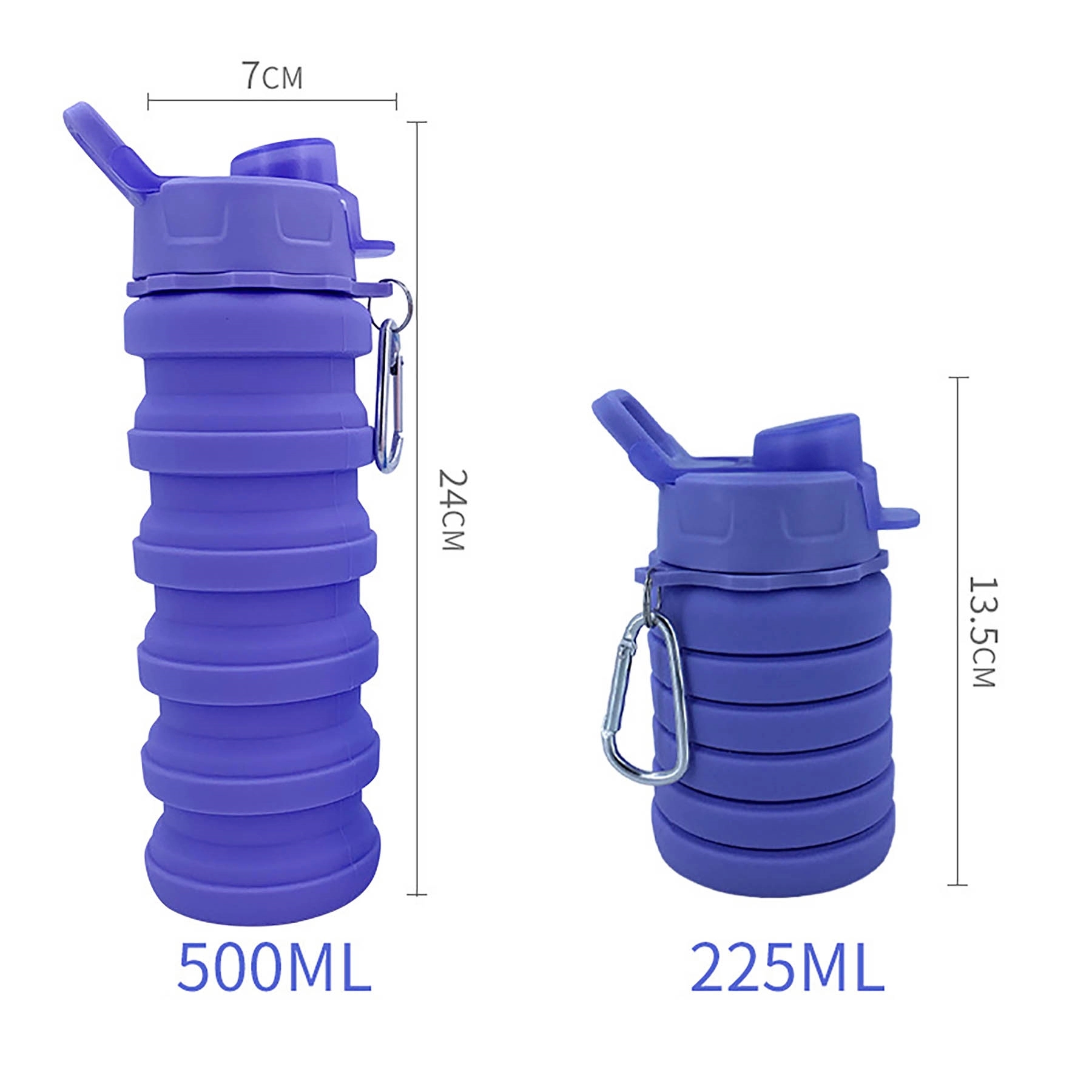 Reusable Foldable Water Bottles for Outdoor Gym Camping 6