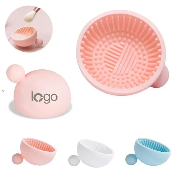 Silicone Makeup Brush Scrubber Bowl 3