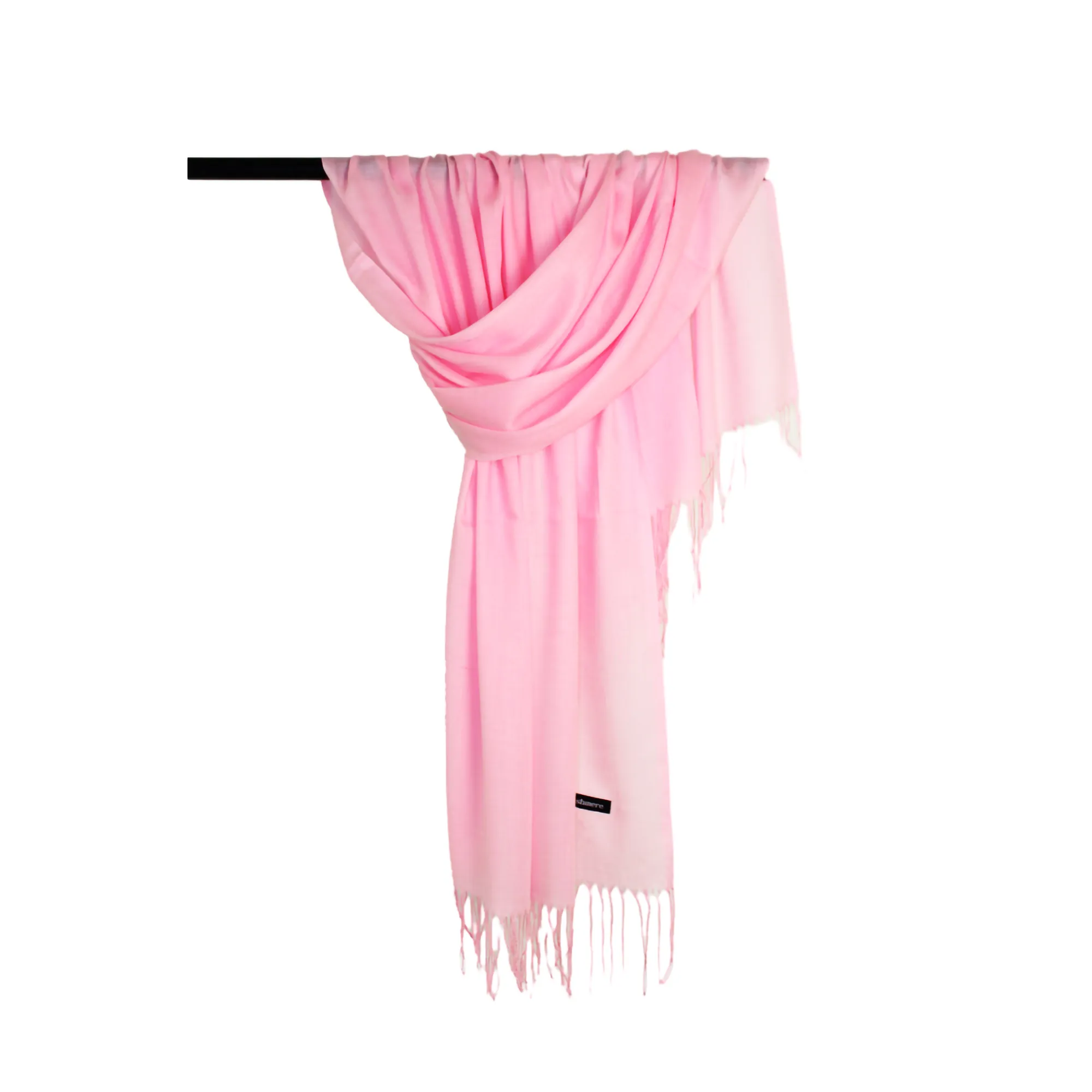 Knitted Polyester Scarf With Tassel 10