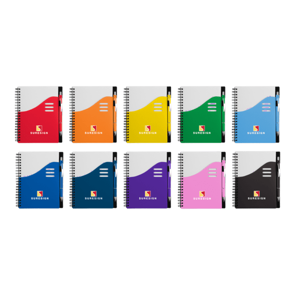Color Wave Notebook Set 8