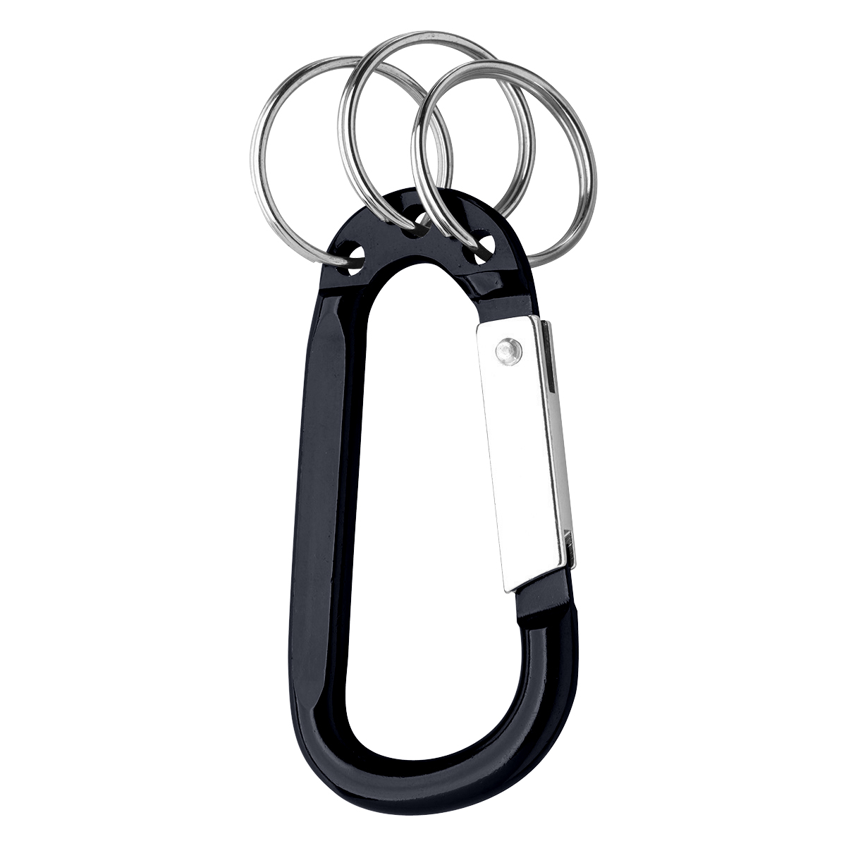 8mm Carabiner With Triple Split Ring 9