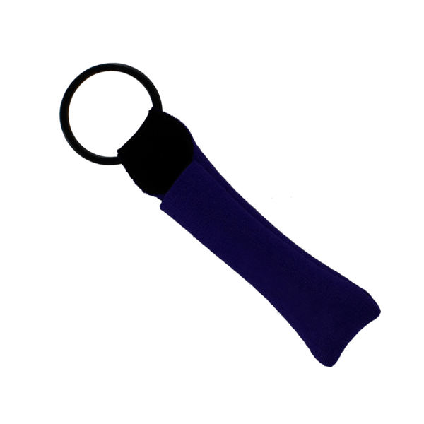 Neoprene Lip Balm Sleeve Pocket with Sewn Split-Ring 7