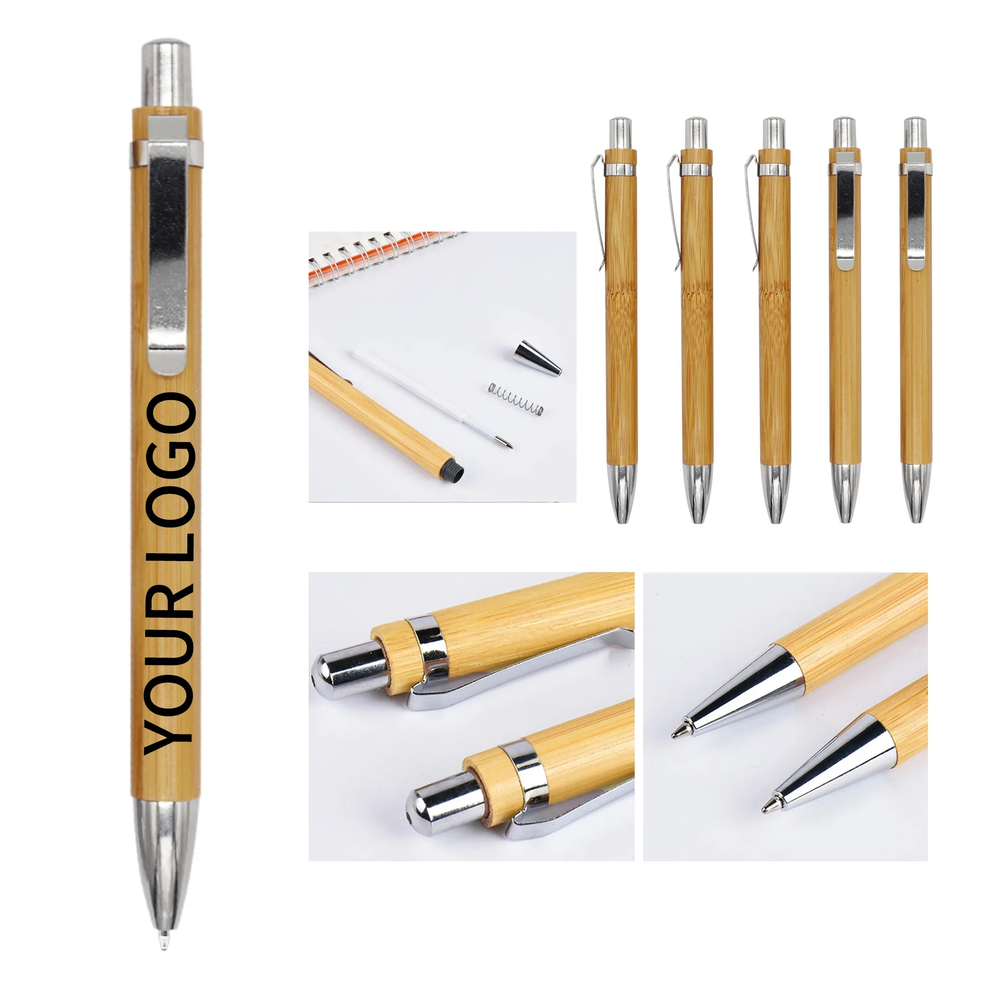 Wooden Stylus Ballpoint Pen 5.7 Inch 1