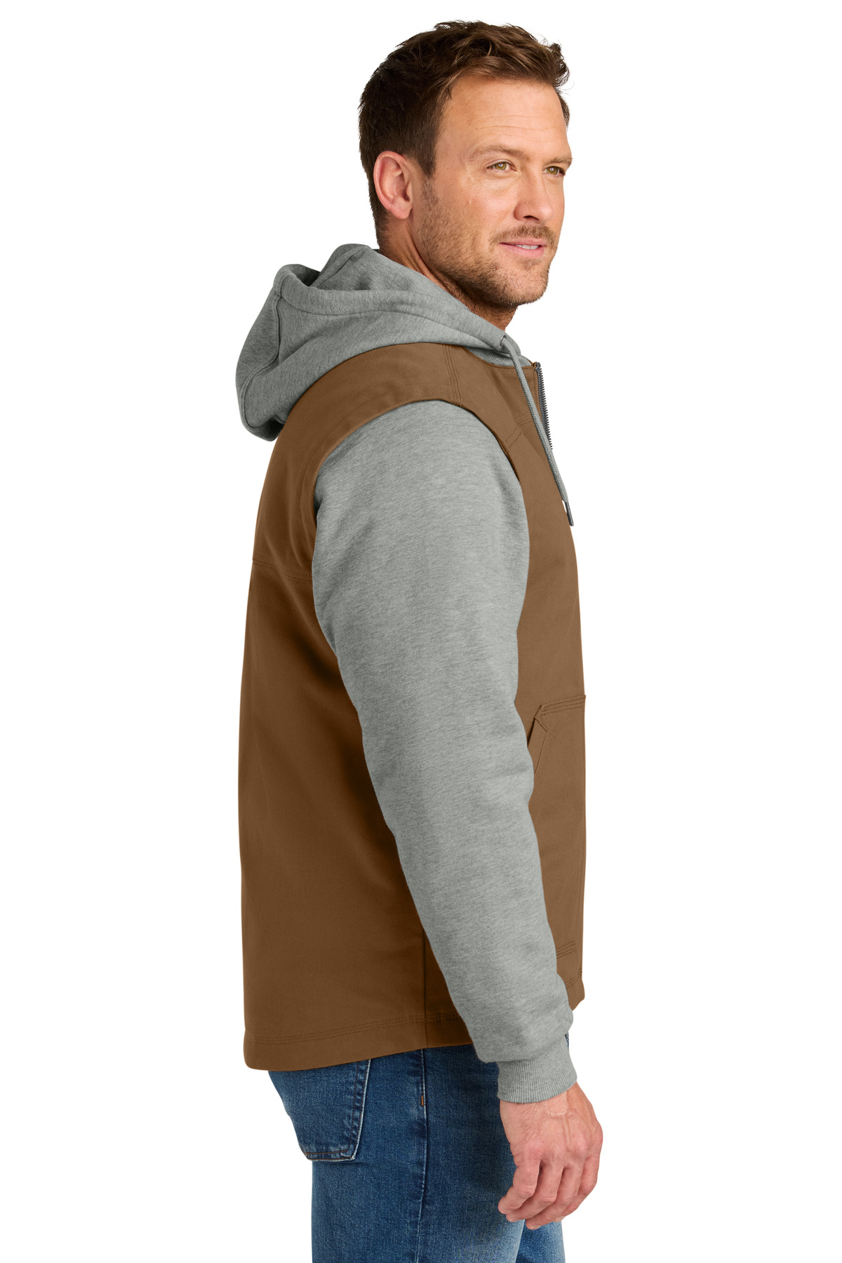 CornerStone Duck Fleece Full-Zip Hooded Jacket CSJ42 6