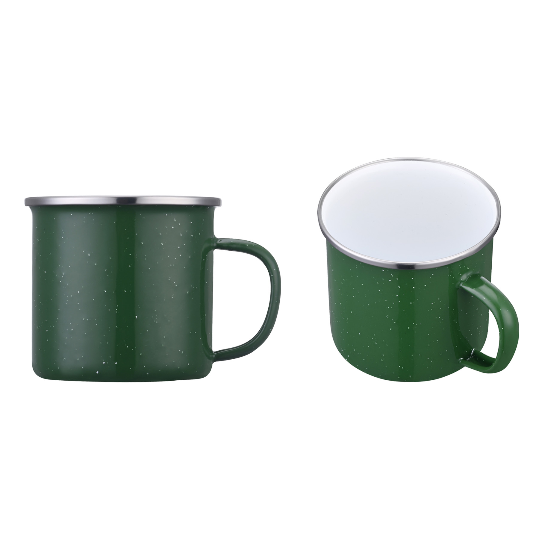 16 Oz. Enamel Mug with Stainless Steel Rim 9