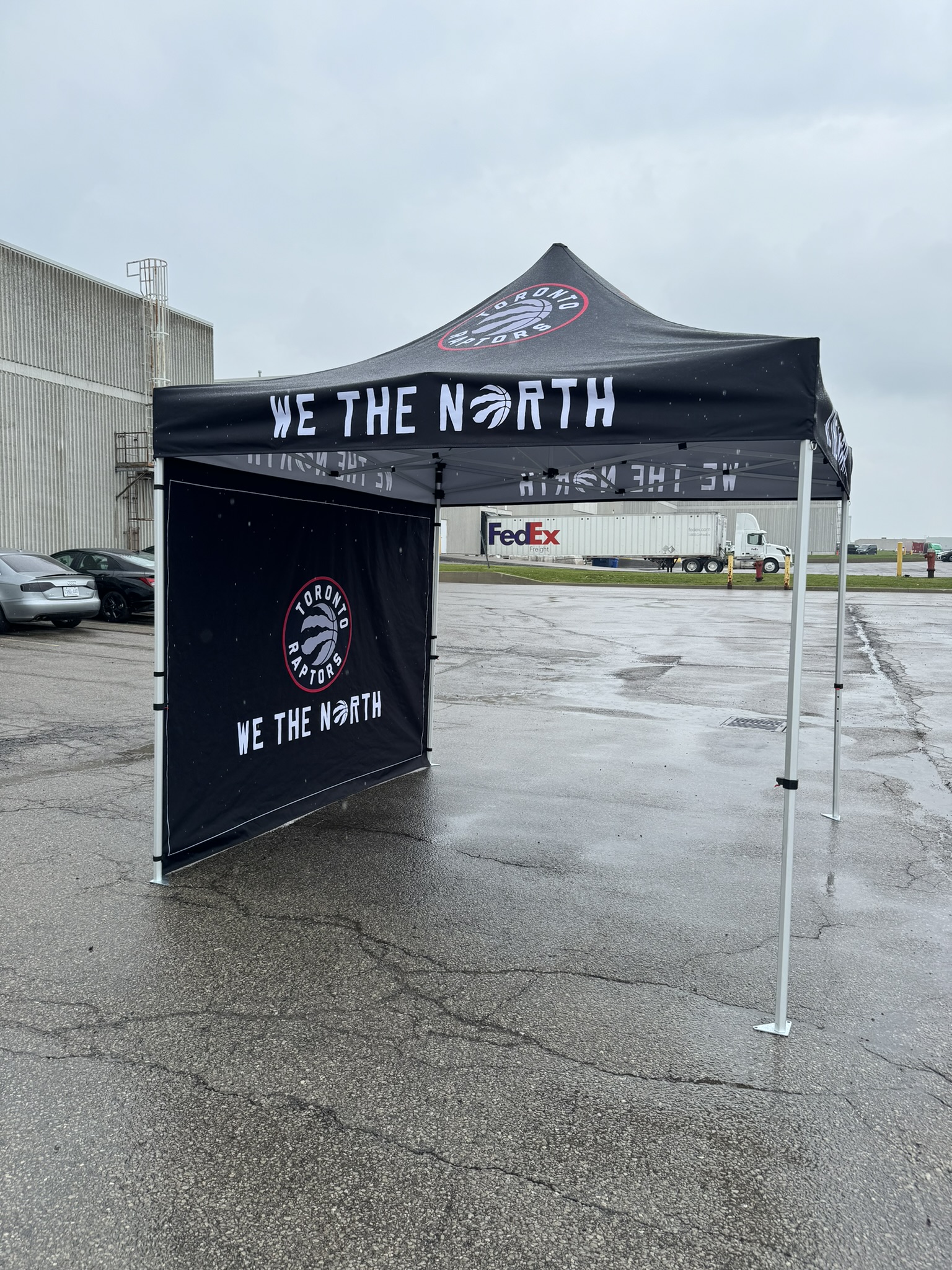 48 Hr Quick Ship - Full Back Wall for 10x10 Tent Kit, Sublimated, Double Sided Print 9