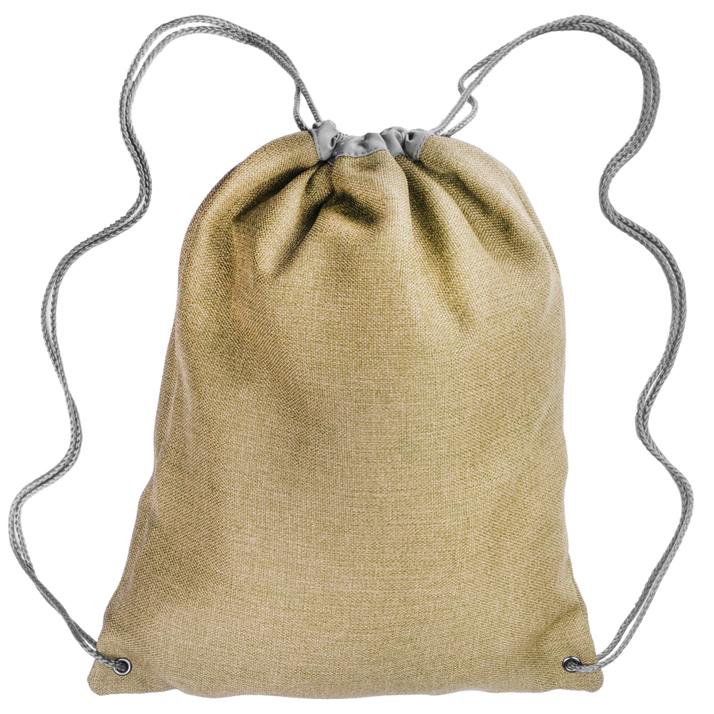 Linen Like Drawstring Backpack 3