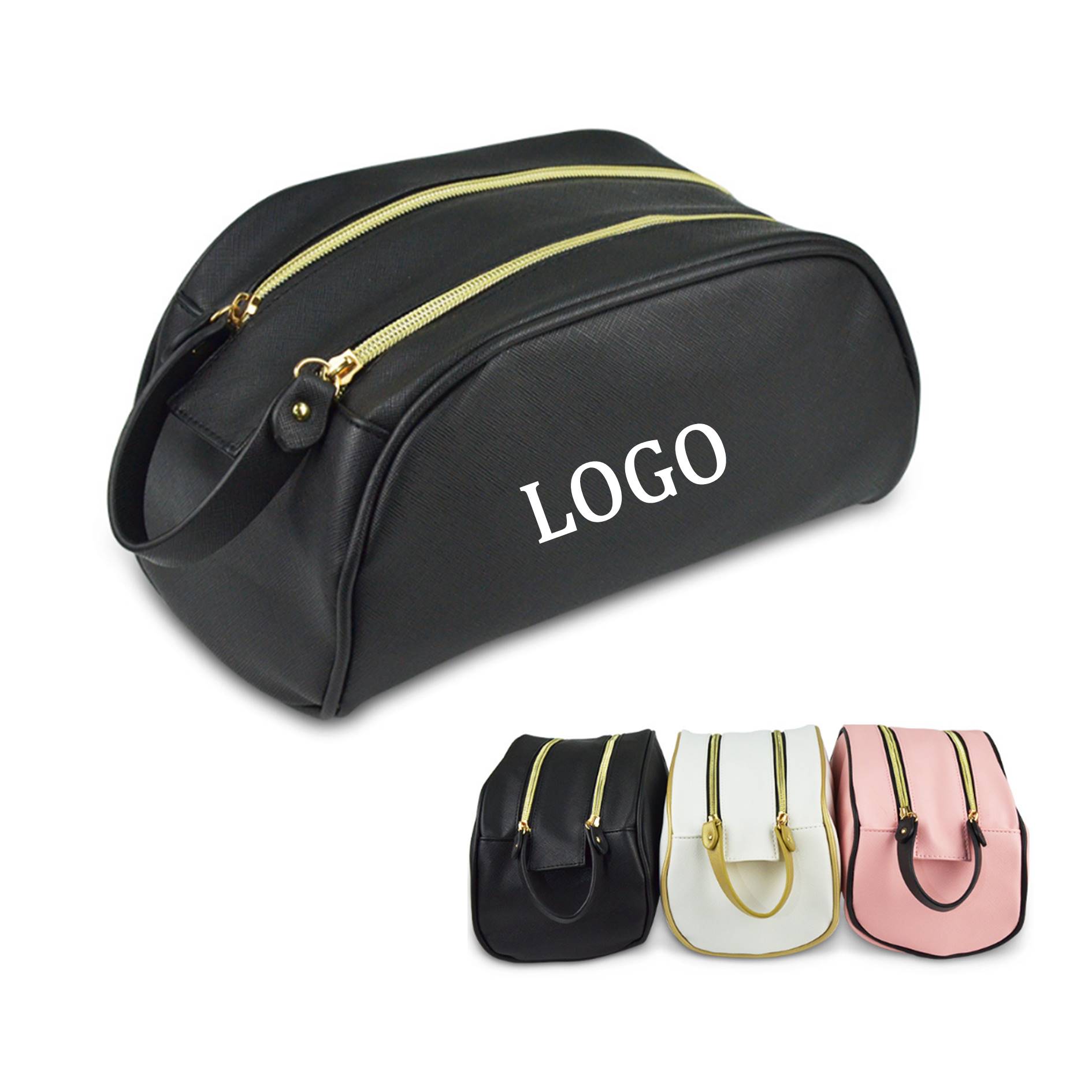 Double Zipper Cosmetic Bag 3
