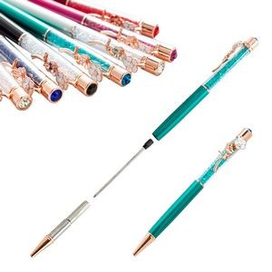 White Rose Metal Pen 14