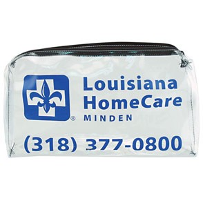 Clear 19 Gauge Vinyl All Purpose Bag W/Gusset (12 1/2"x6 1/2"x2") 2