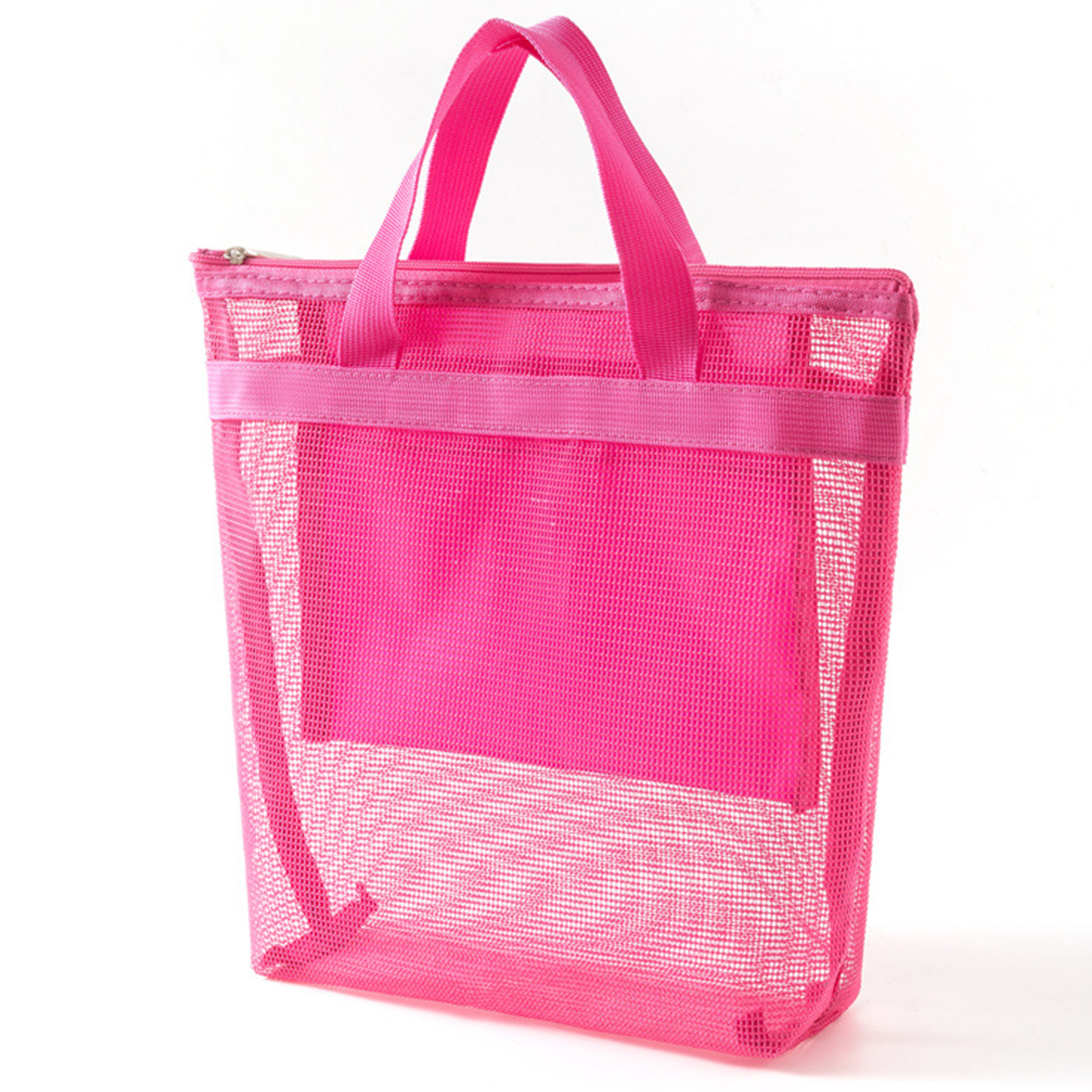 Oxford Portable Grid Beach Tote Bag, custom tote bag with logo imprint 14