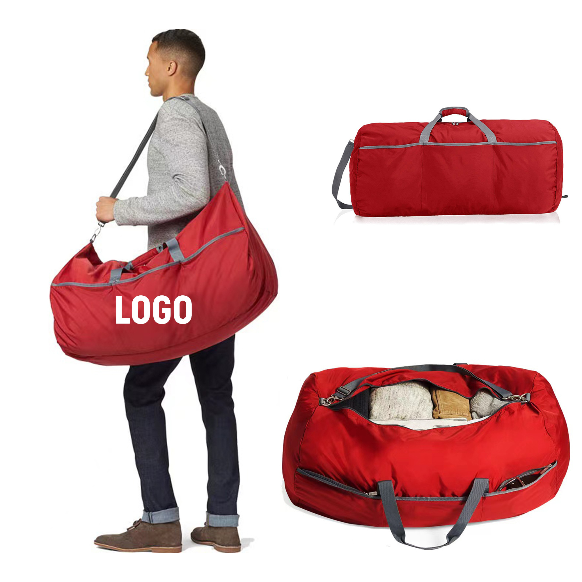 Large Nylon Duffel Bag 2