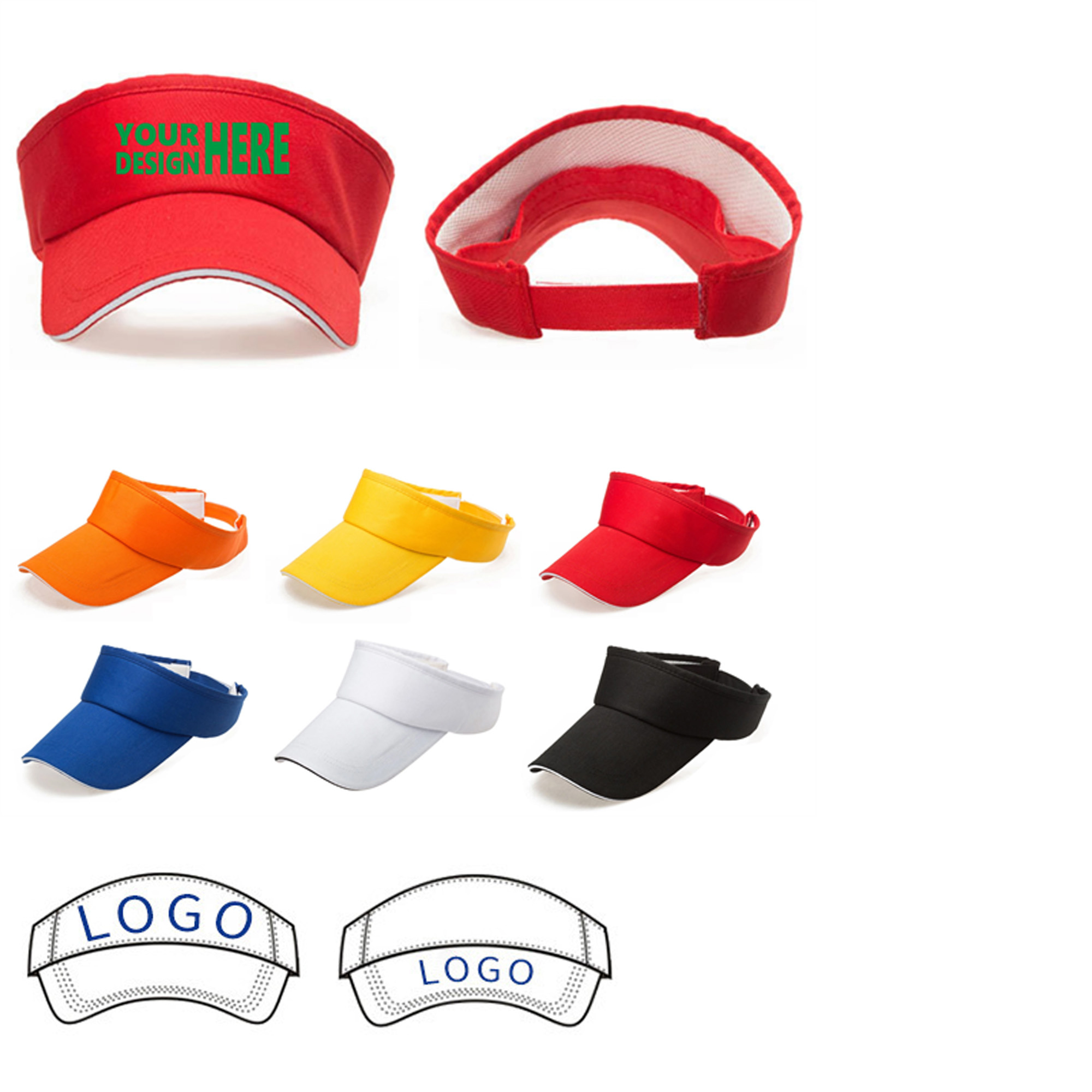 Sports Visor Hat 1