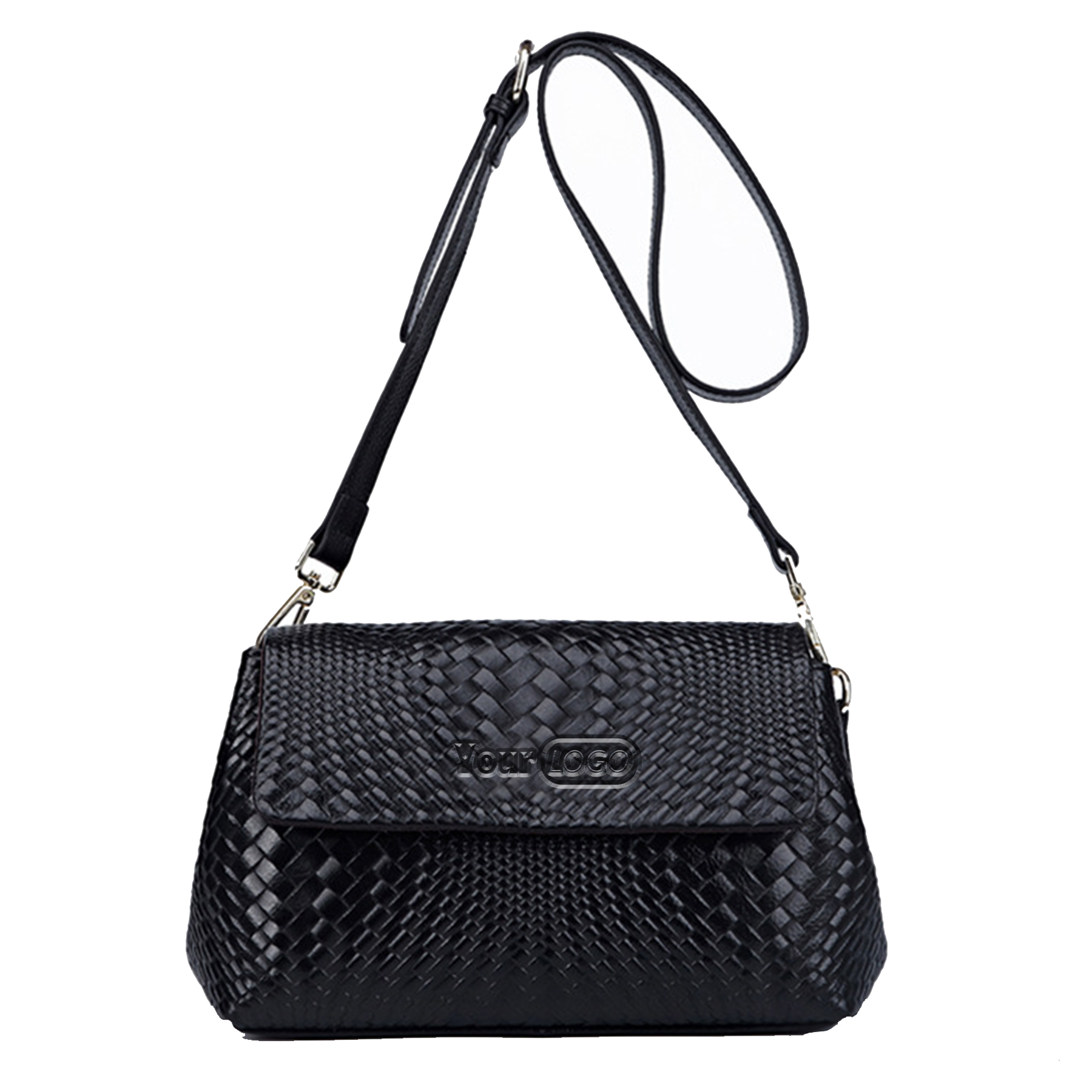 Black Genuine leather Cross-body bag for women 2