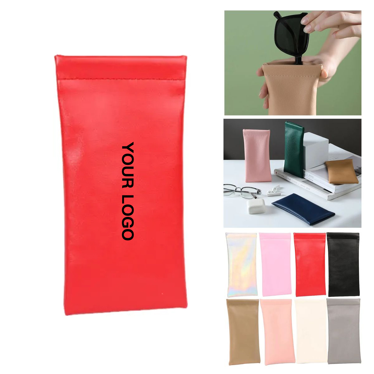PU Slim Protective Glasses Carry Case 4