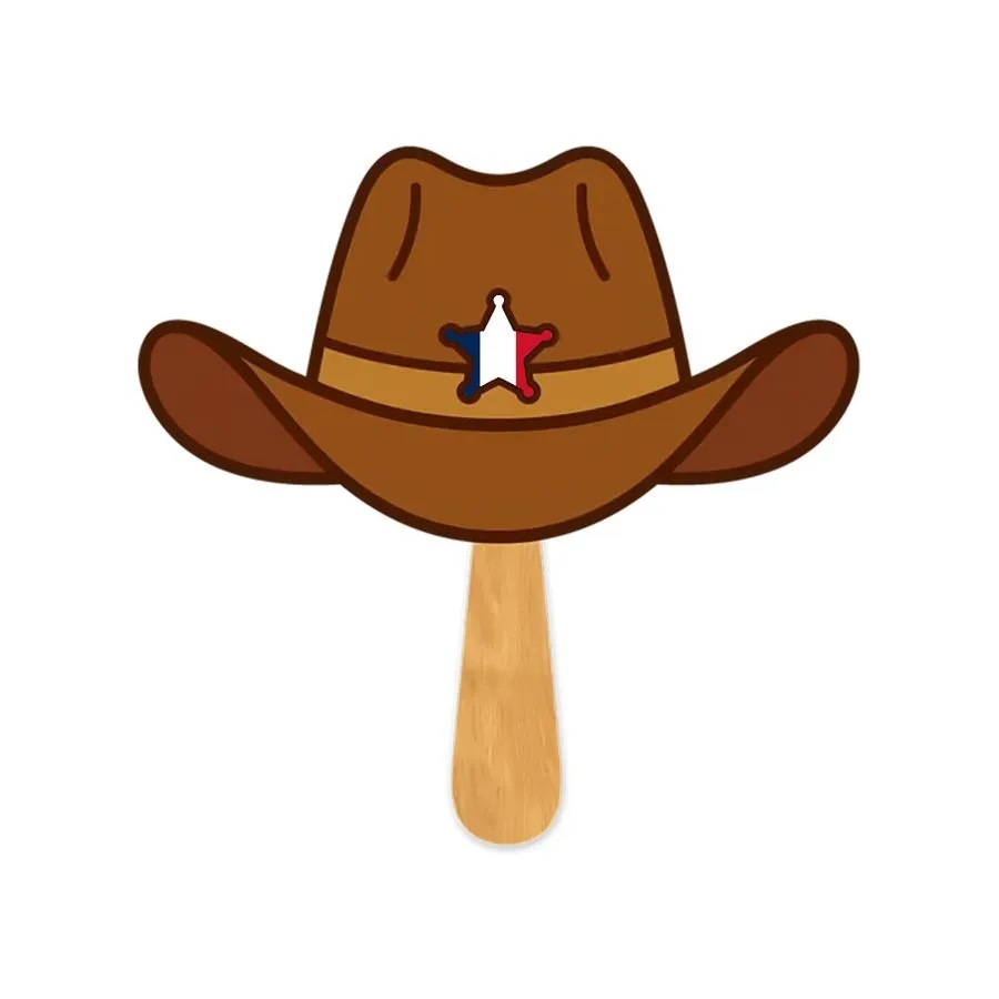 Cowboy Hat Hand Fan 5