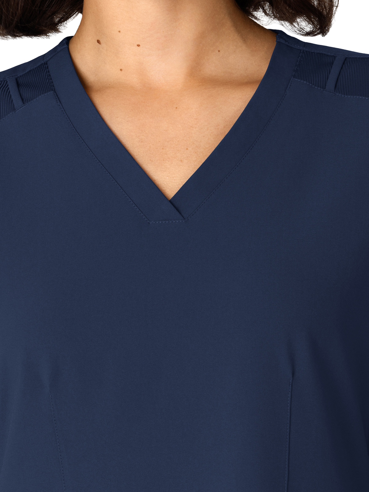 Wink - W123 - Women's Flex-n-Reach Side Panel V-Neck Top 23