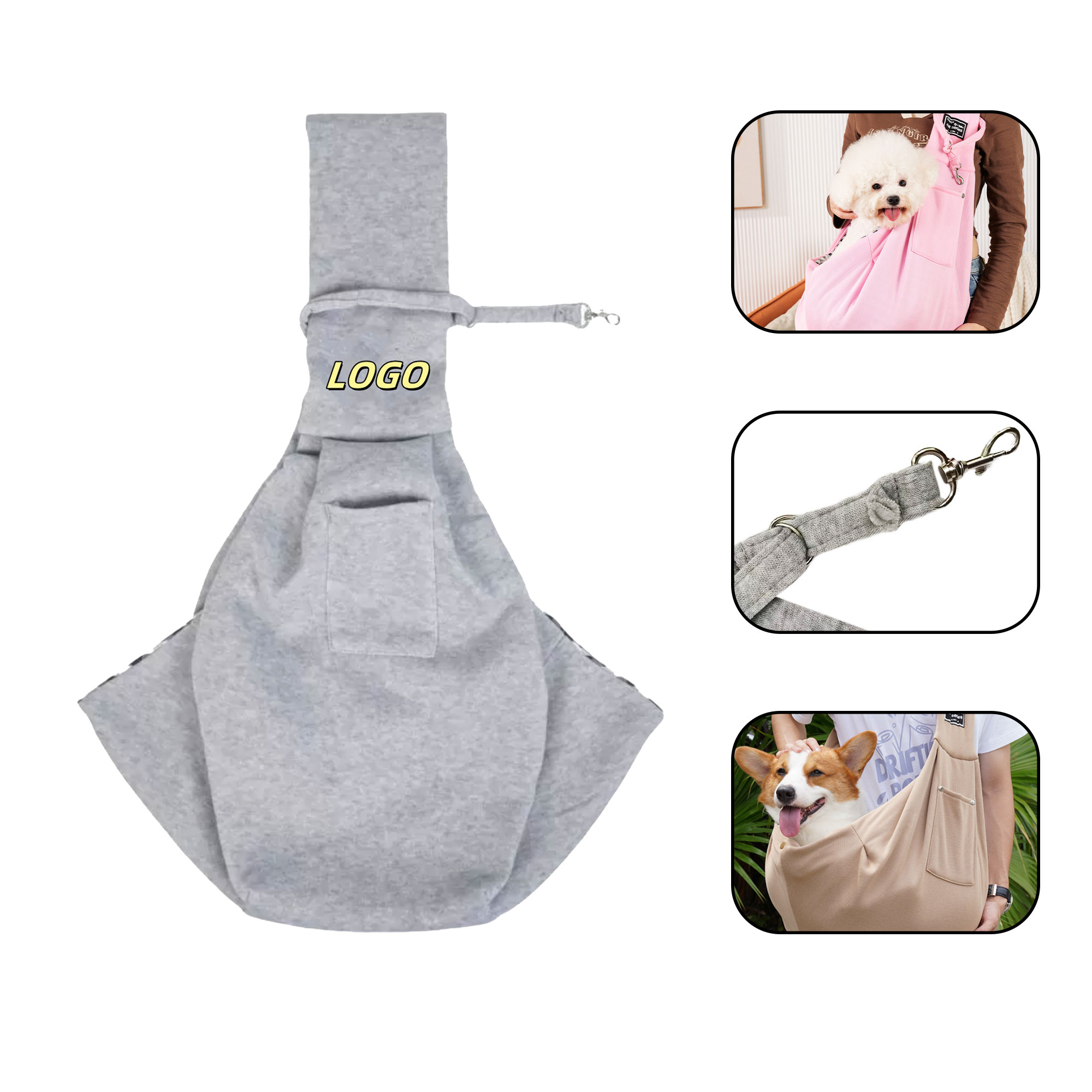 Pet Carrier Sling Portable Crossbody Bag 1