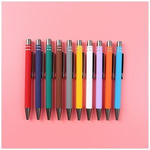 Metal Push Click Action Ballpoint Pen 4